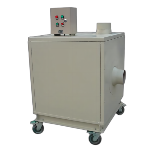 Silencing self suction feeding machine